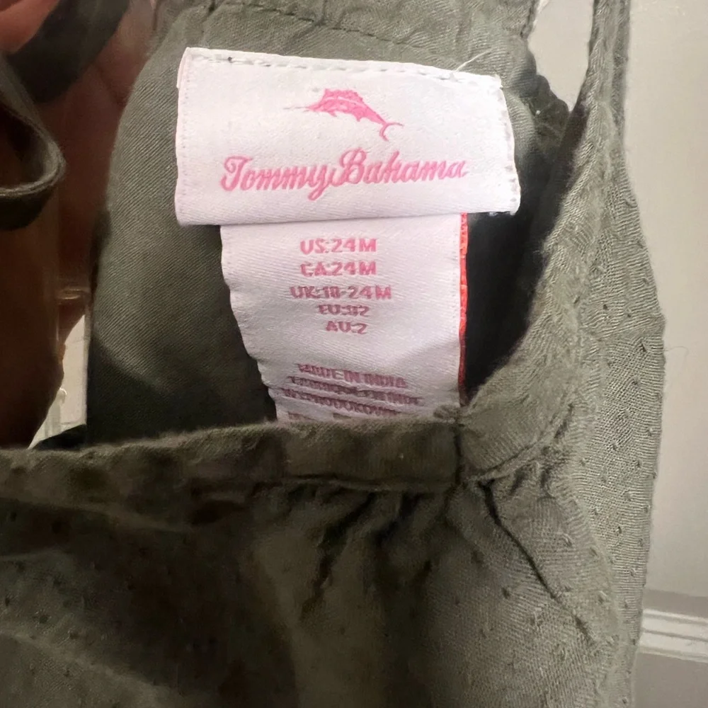 Tommy Bahama Olive Halter Top 24M - Picture 3 of 8